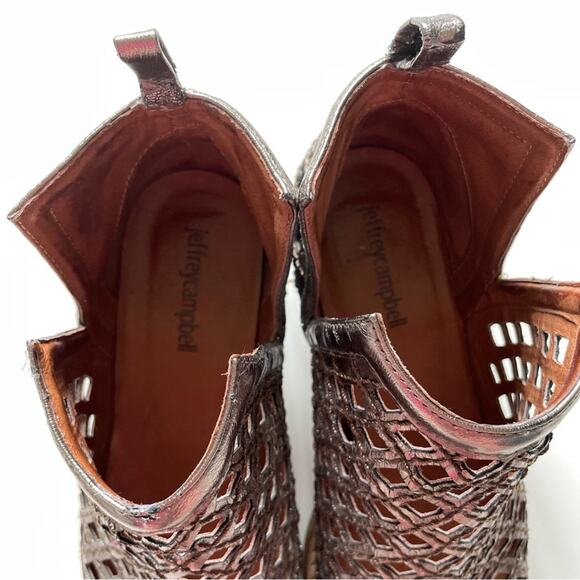 Jeffrey Campbell Silver Taggert Booties - Picture 6 of 8